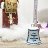 Weihnachtsglocke - Berlin Design - 1983 - blaues Porzellan - Made in Germany - 8D3 - TOP Zustand - limitiert
