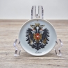 Untersetzer der unbekannten Firma Hassenpflug, Sammelteller - Motiv: Wappen Österreich - schlechter Zustand - VINTAGE- 9B1