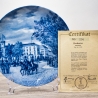 Sammelteller Berlin Design - Serie: Alt Bremen - Das Herdentor  - blaues Porzellan  - Auflage 3.000 - Made in Germany - 9D1 - TOP Zustand