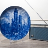 Sammelteller, Städteteller: Berlin - Berlin Design - blaues Porzellan  - Made in Germany - mit Karton - 8B1 - TOP Zustand