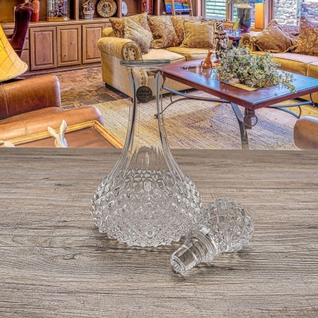 Elegante Cristal d'Arques Bleikristall Karaffe – Klassische Eleganz für Ihren Tisch - sehr guter Zustand, inkl. Hersteller Label