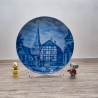 Sammelteller Berlin Design - Städteteller Iserlohn - Die Bauernkirche um 1860 - blaues Porzellan - Made in Germany - 9D2 - TOP Zustand