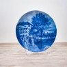 Sammelteller Berlin Design - Serie: Alt Hamburg - Die Esplanade um 1840 - blaues Porzellan  - Made in Germany - 9D1 - TOP Zustand