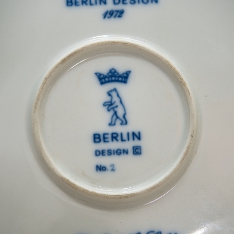 Sammelteller Berlin Design - Mädchen mit Brief nach Johannes Vermeer, blaues Porzellan  - Made in Germany - Auflage 2/3000 9E3 - TOP Zustand