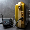 Kofferradio Akkord Motorette Filou L, Rockabilly fifties Style, generalüberholt, mit Netzteil für 110 und 220 Volt (weltweiter Einsatz)