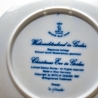 Weihnachtsteller - 1987: Weihnachtsabend in Goslar - Berlin Design - blaues Porzellan - begrenzte Auflage - Made in West Germany - (8C3)