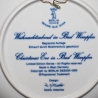 Weihnachtsteller - 1985: Weihnachtsabend in Bad Wimpfen - von Berlin Design - blaues Porzellan - begrenzte Auflage - Made in West Germany 8F