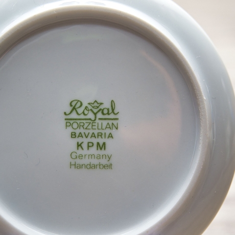 Royal Bavaria KPM Porzellan Städteteller - Motiv: Bielefeld - HANDARBEIT - Sammelteller 9cm Durchmesser - TOP Zustand - 9B1