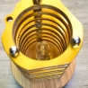 UNIKAT: Tischlampe aus Gokart Achslager Aufnahmen gebaut. Handmade in Germany! Einzelstück mit Zertifikat. Ideales Geschenk für Racing Fans