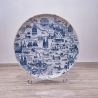 Sammelteller Berlin Design - Landschaftsteller - Westfalenland- blaues Porzellan - Made in West Germany - 9D2 - TOP Zustand