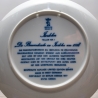 Sammelteller Berlin Design - Städteteller Iserlohn - Die Bauernkirche um 1860 - blaues Porzellan - Made in Germany - 9D2 - TOP Zustand