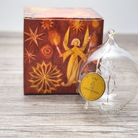 Berlin Design - Glas-Weihnachtskugel - 1981 - Limitierte Auflage, Sammlerstück - Made in Germany - 9C1