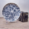 Sammelteller Berlin Design - Landschaftsteller - Niedersachsenland - blaues Porzellan - Made in West Germany - 9D2 - TOP Zustand