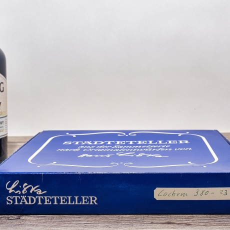 Sammelteller, Städteteller: Cochem an der Mosel - Berlin Design - blaues Porzellan  - Made in Germany - mit Karton - 8E2 - TOP Zustand