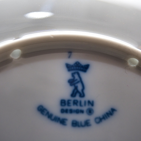Sammelteller Berlin Design - Serie: Alt Verden - 400 Jahre Domgymnasium  - blaues Porzellan  - Made in West Germany - 9D2 - TOP Zustand