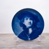 Sammelteller Berlin Design - Serie: Rembrandt - Selbstbildnis   - blaues Porzellan  - Auflage 5.000 - Made in Germany - 9E1 - TOP Zustand