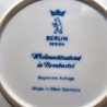 Weihnachtsteller - 1970: Bernkastel - von Berlin Design - blaues Porzellan - begrenzte Auflage - Made in West Germany - TOP Zustand (8C3)