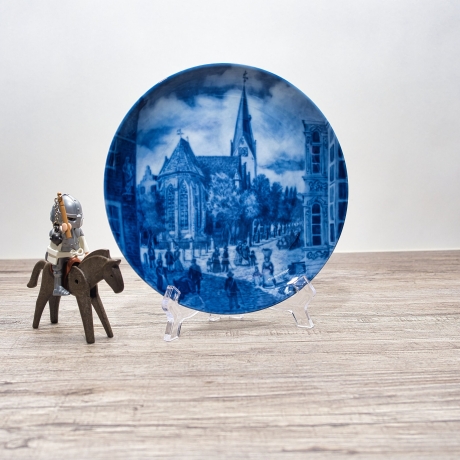 Sammelteller Berlin Design - Serie: Alt Bremen - Martini Kirche  - blaues Porzellan  - Auflage 3.000 - Made in Germany - 9D1 - TOP Zustand