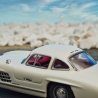 Automodell Mercedes Benz 300 SL - 1954, unbekannter Hersteller, Maßstab  1/50 in TOP Zustand mit Acrylglashaube (leichte Kratzer der Haube)