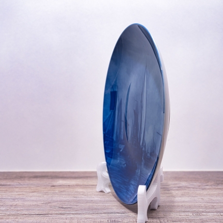 Sammelteller Berlin Design - Serie: Van de Felde - Überfahrt Karl  - blaues Porzellan  - Auflage 5.000 - Made in Germany - 9E2 - TOP Zustand