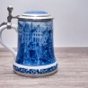 Sammelkrug Berlin Design - Serie: Alt Bremen - An der Schlachte - blaues Porzellan - Made in Germany - 9D3 - TOP Zustand