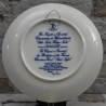 Weihnachtsteller - 1983: Die Kapelle in Oberndorf - von Berlin Design - blaues Porzellan - begrenzte Auflage - Made in West Germany - (8E3)