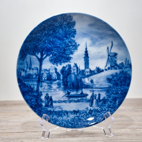 Sammelteller Berlin Design - Serie: Alt Bremen - Ansgaritor 1807  - blaues Porzellan  - Auflage 3.000 - Made in Germany - 9D1 - TOP Zustand