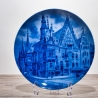 Sammelteller, Städteteller: Breslau - Berlin Design - blaues Porzellan  - Made in Germany - mit Karton - 8E2 - TOP Zustand