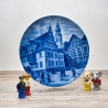 Sammelteller Berlin Design - Städteteller Celle- Rathaus und Stadtkirche - blaues Porzellan - Made in Germany - 9D2 - TOP Zustand