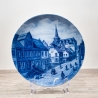 Sammelteller Berlin Design - Serie: Mettmann - Hotel Vogel  - blaues Porzellan  - Made in West Germany - 9D2 - TOP Zustand