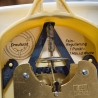Wanduhr Hettich Schwebegang - 1950er Jahre - Keramik- mechanische analoge Küchenuhr