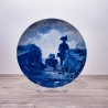 Sammelteller Berlin Design - Serie: Carl Spitzweg - Vorposten  - blaues Porzellan  - Auflage 5.000 - Made in Germany - 9E2 - TOP Zustand