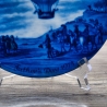 Sammelteller Father's day: 1974 - Aufstieg - Berlin Design - blaues Porzellan - Made in West Germany - 19,5 cm - 9E1 - TOP Zustand