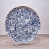 Sammelteller Berlin Design - Landschaftsteller - Bayernland- blaues Porzellan - Made in West Germany - 9D2 - TOP Zustand