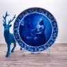 Sammelteller Berlin Design - Mädchen mit Krug nach Johannes Vermeer, blaues Porzellan  - Made in Germany - 9E3 - TOP Zustand