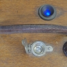 Upcycling: antike Konstatieruhr oder Taubenuhr mit FM Radio ausgestattet. 220V, Wurfantenne, blaue Kontrolleuchte, Handmade in Germany