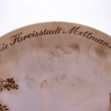 Sammelteller Berlin Design - Städteteller Kreisstadt Mettmann - Made in West Germany - 9D2 - TOP Zustand