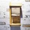 Einzigartiger Toilettenpapierhalter aus Upcycling-Holz – Handgefertigt aus recycelten Einwegpaletten, vielseitig montierbar! kompostierbar
