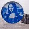 Sammelteller Berlin Design - Serie: Da Vinci - Mona Lisa  - blaues Porzellan  - Auflage 5.000 - Made in Germany - 9E1 - TOP Zustand