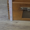 Upcycling: antike Konstatieruhr oder Taubenuhr mit FM Radio ausgestattet. 220V, Wurfantenne, blaue Kontrolleuchte, Handmade in Germany