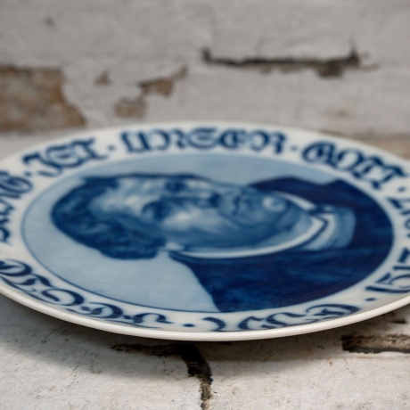Sammelteller von 1917: 400 Jahre Martin Luther - Rosenthal Kunst Abteilung Selb Bavaria. Zustand 1A (8F)