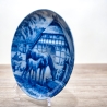 Sammelteller Muttertag: 1978 Stute mit Fohlen - Berlin Design - blaues Porzellan  - Made in West Germany - 19,5 cm - 8B3 - TOP Zustand