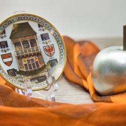 Risch-Lau Untersetzer / Sammelteller - Motiv: Innsbruck Goldenes Dachl - farbenprächtig - schön verziert - 9B1