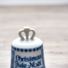 Weihnachtsglocke - Berlin Design - 1980 - blaues Porzellan - Made in Germany - 8D3 - TOP Zustand - limitiert