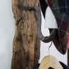 Einzigartige Garderobe aus Hochspannungs-Isolator und Ostsee-Treibholz mit extra stabiler Aufhängung, dank Stabilit Schiene (5C)
