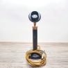 100 Jahre altes Telefonmikrofon als modernes Mikrofon – Retromod made by Neufeldt & Kuhnke, mit Stereo Klinkenstecker – UNIKAT