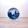 Sammelteller Berlin Design - Serie: Carl Spitzweg - Vorposten  - blaues Porzellan  - Auflage 5.000 - Made in Germany - 9E2 - TOP Zustand