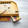 Tischflipper, Kugelspiel Rola des Herstellers: Hupfeld, Gebrüder Zimmermann AG Leipzig um 1920 D.R.P. 486405 restauriert funktionsfähig H1
