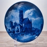 Sammelteller Berlin Design - Serie: Münsterland - Die Ludgerikirche zu Münster - blaues Porzellan  - Made in Germany - 9D1 - TOP Zustand