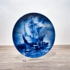 Sammelteller Father's day: 1973 - Columbus - Berlin Design - blaues Porzellan - Made in West Germany - 19,5 cm - 9E1 - TOP Zustand